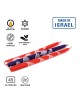 Premium Handcrafted Hanukkah Candles - Red/Purple | Hanukkah | Judaica
